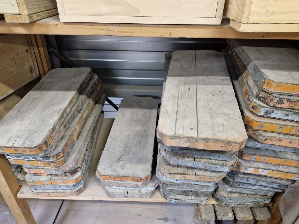 halve meter plankjes steigerhout, Ophalen, Gebruikt