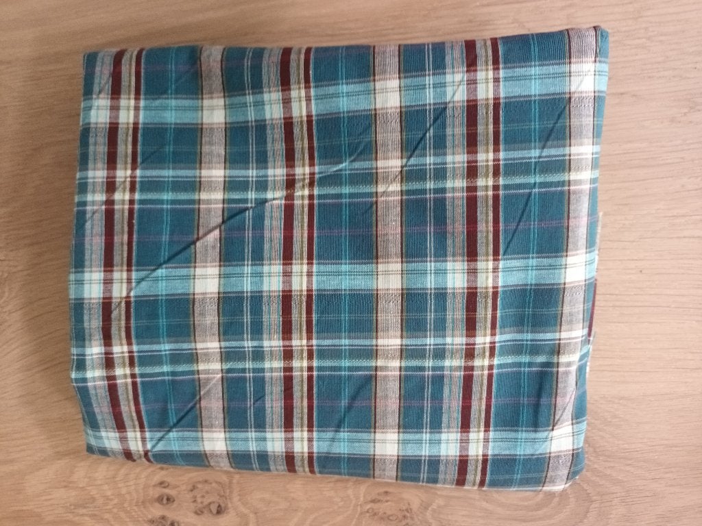 Geruite lap stof ruitjesstof geruit ruitjes ong 162 x 175 cm, Overige kleuren, 120 cm of meer, Ophalen of Verzenden, Zo goed als nieuw
