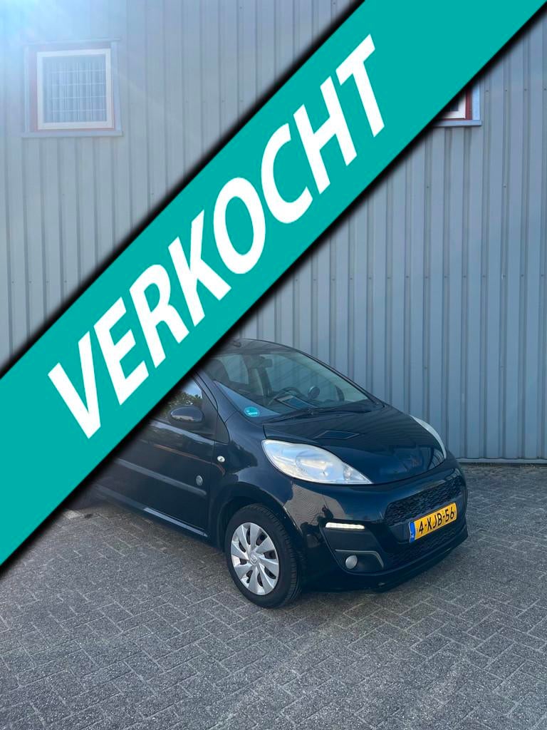 Peugeot 107 1.0 Envy/inruilkoopje/nieuwe apk, Voorwielaandrijving, Euro 5, Gebruikt, 4 stoelen
