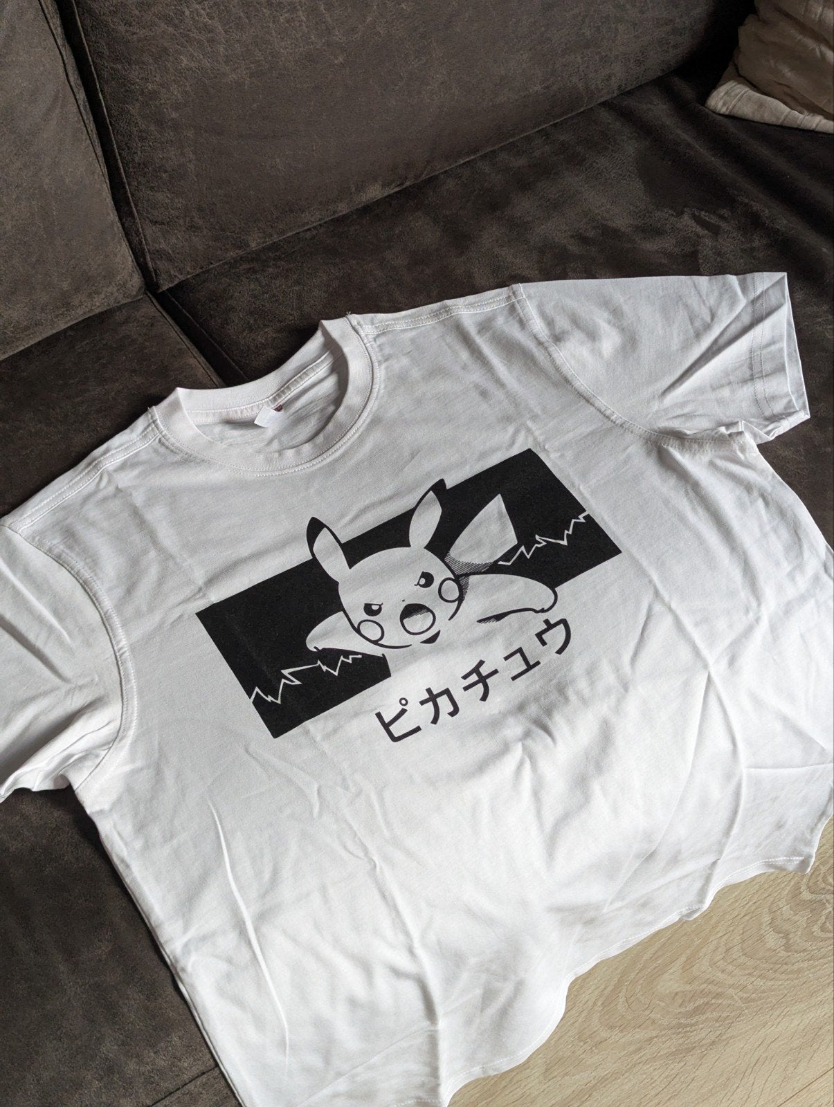 Pikachu T-shirt - NIEUW - Pokemon kleding ongedragen, Clique, Wit, Ophalen of Verzenden, Zo goed als nieuw
