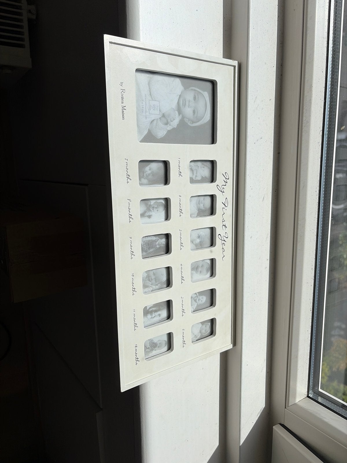 My First Year fotolijst van Rivièra Maison, Ophalen, Collagelijst, Zo goed als nieuw, Met glas