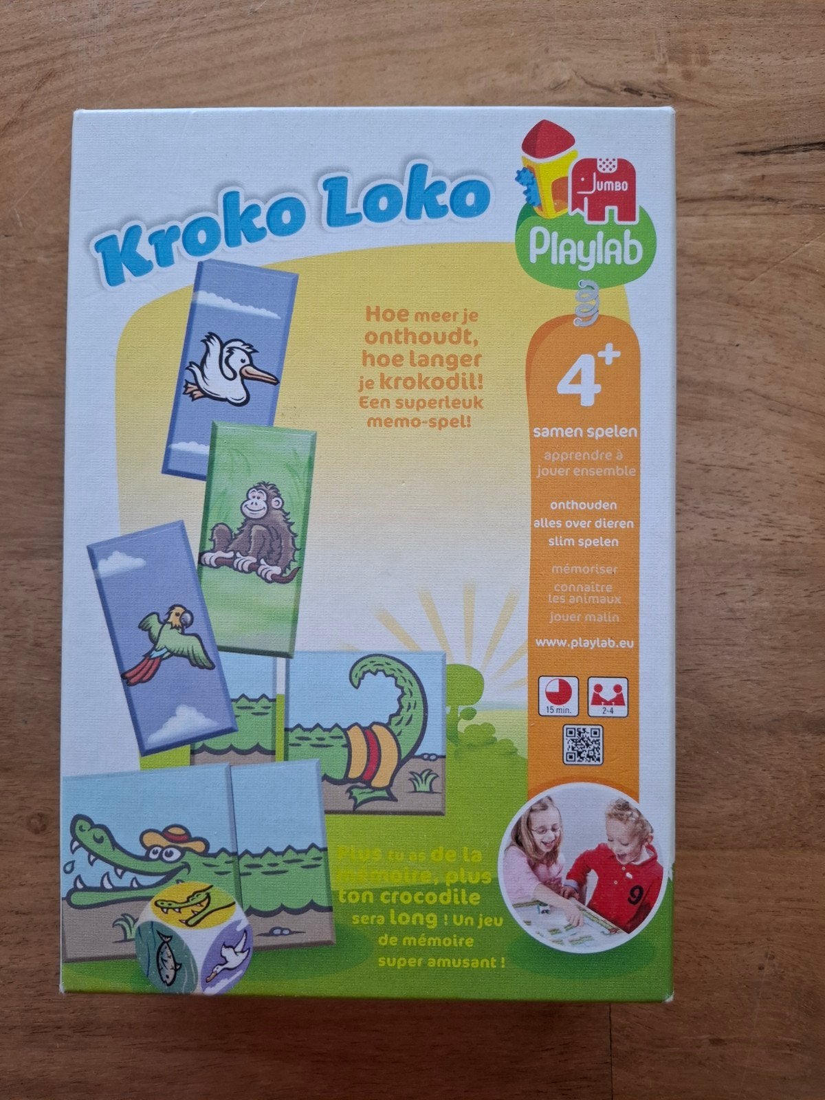 Kroko Loko - Leuk geheugenspel voor kinderen, Een of twee spelers, Ophalen, Zo goed als nieuw, Jumbo Playlab