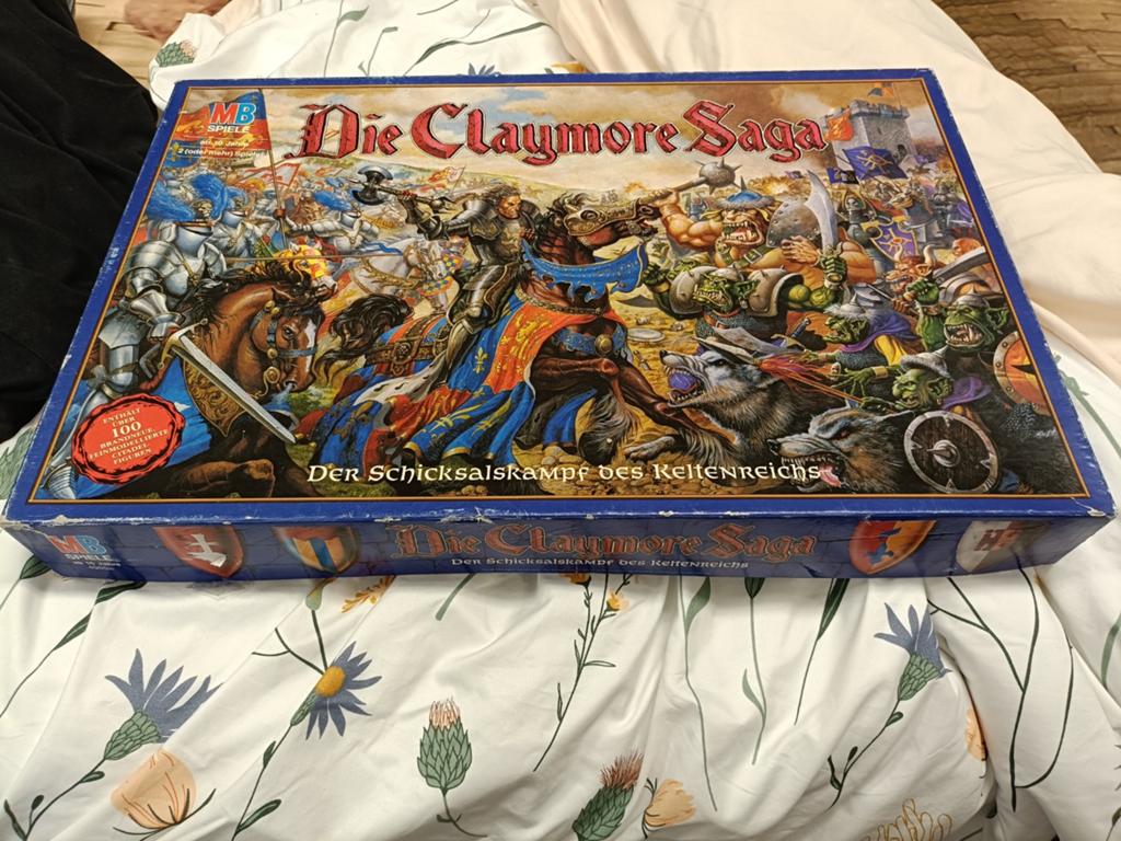Die Claymore Saga / Ridderstrijd, Drie of vier spelers, Ophalen of Verzenden, Gebruikt, MB Spiele / Games Workshop