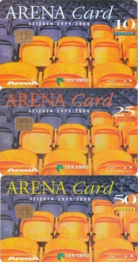 ArenA kaarten serie A029.01/03 Stoeltjeskaarten (2001), Ophalen of Verzenden, Nederland