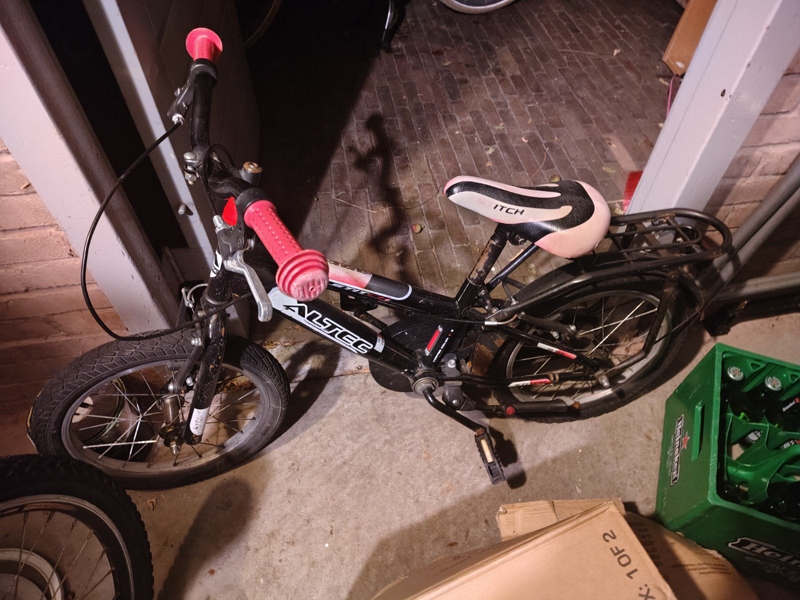 kinderfiets, Fietsen en Brommers, Ophalen, Terugtraprem, Altec, Gebruikt