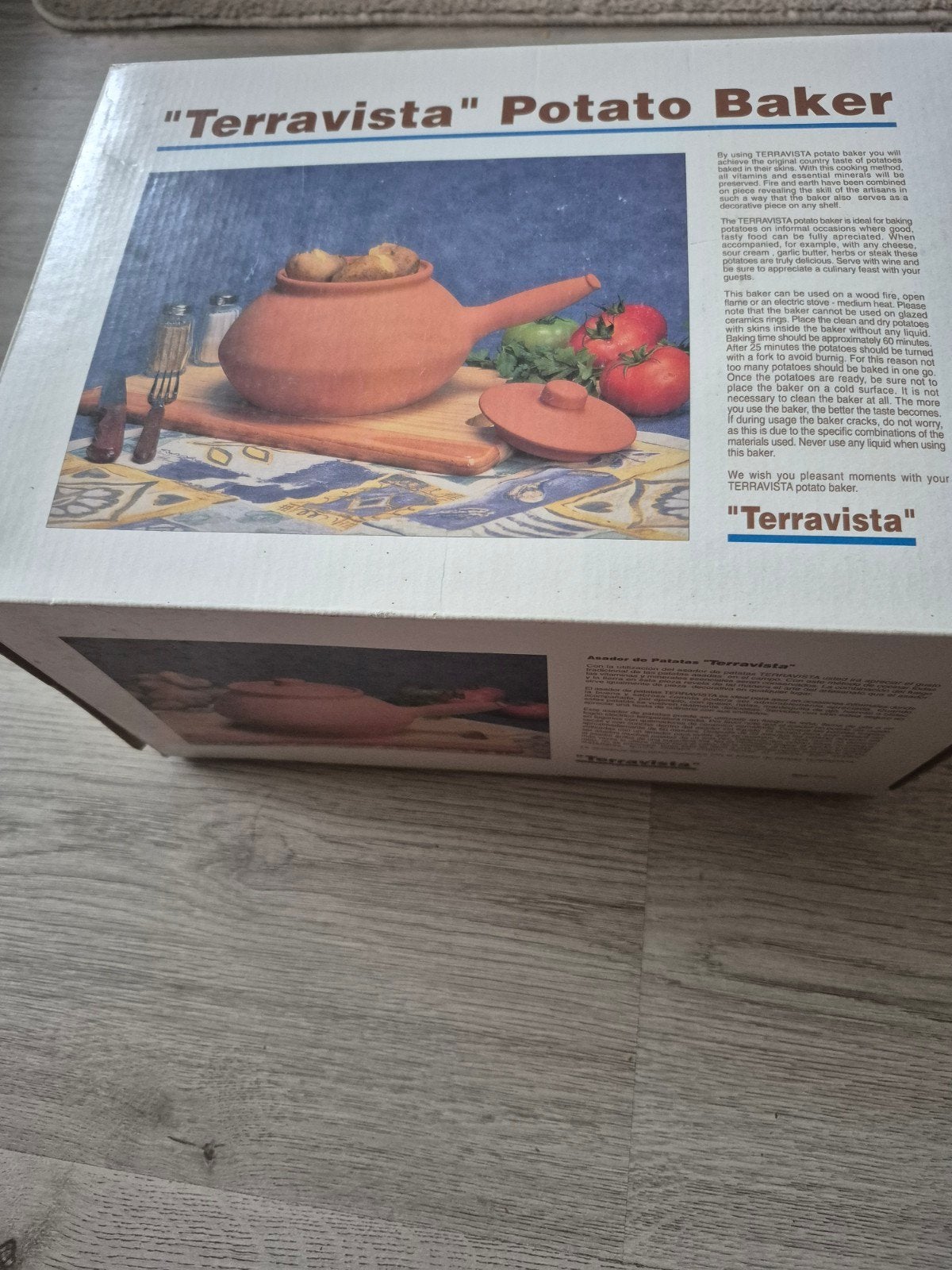 Terracotta Aardappelpot - Voor Lekker en Gezond Eten, Huis en Inrichting, Ophalen of Verzenden, Gebruikt, Overige materialen, Pot, Bus of Blik