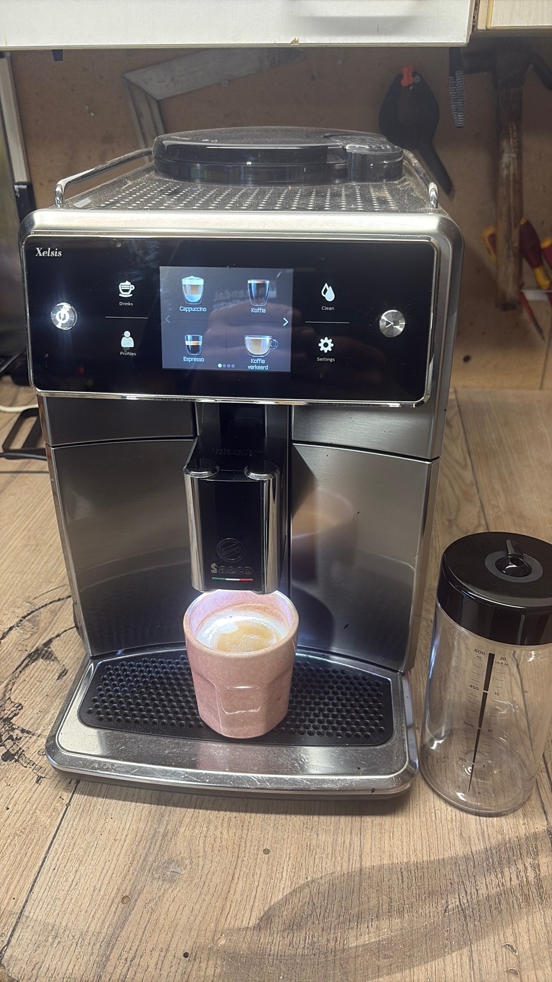 Saeco koffiezetapparaat, Ophalen, Zo goed als nieuw, Koffiemachine