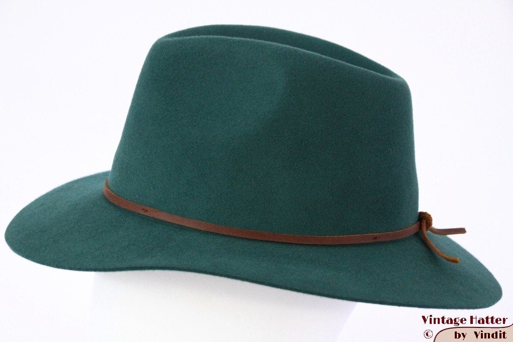 Gleufhoed Brixton Wesley emerald groen 58 Nieuw Sample, Brixton.com, Hoed, Nieuw, 58 of 59 cm (L, 7¼ of ⅜ inch)