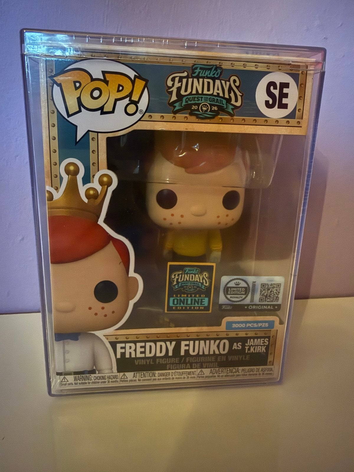 Funko Pop! Freddy Funko as James T. Kirk - Limited Edition, Ophalen of Verzenden, Nieuw