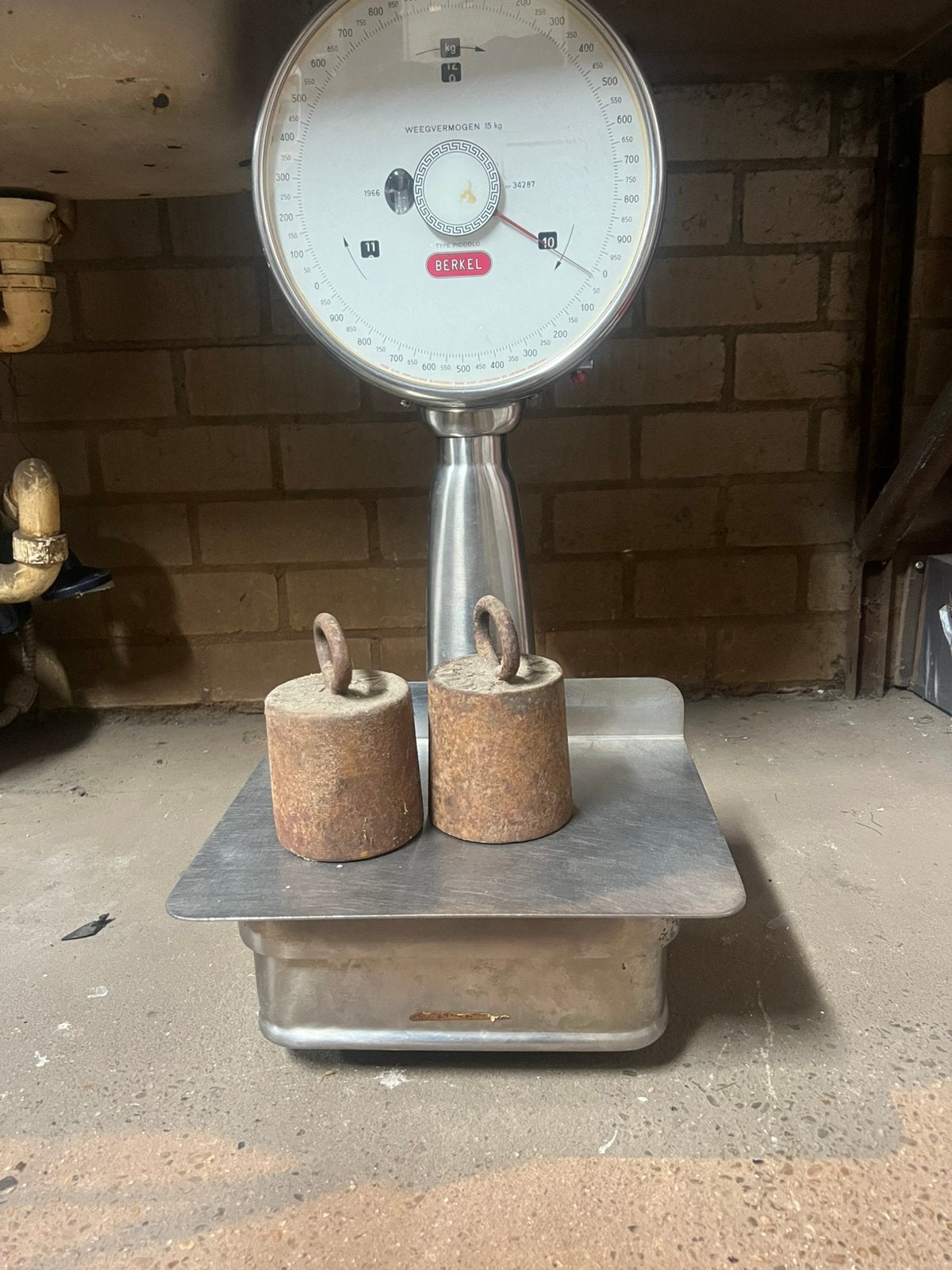 Weegschaal BERKEL vintage kruideniers schaal, Ophalen, Minder dan 10 kg, Keukenweegschaal, 1 tot 500 gram