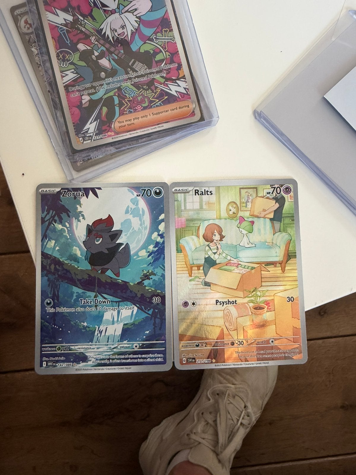 Pokemon Zorua & ralts, Ophalen of Verzenden, Zo goed als nieuw