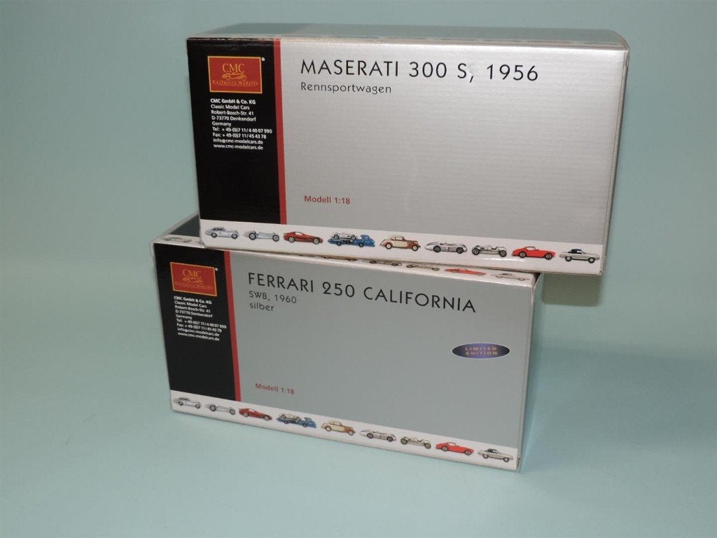 CMC M-105 Maserati 300S Rennsportwagen 1956 - Nieuw in doos, Hobby en Vrije tijd, Modelauto's | 1:18, Ophalen of Verzenden, Nieuw