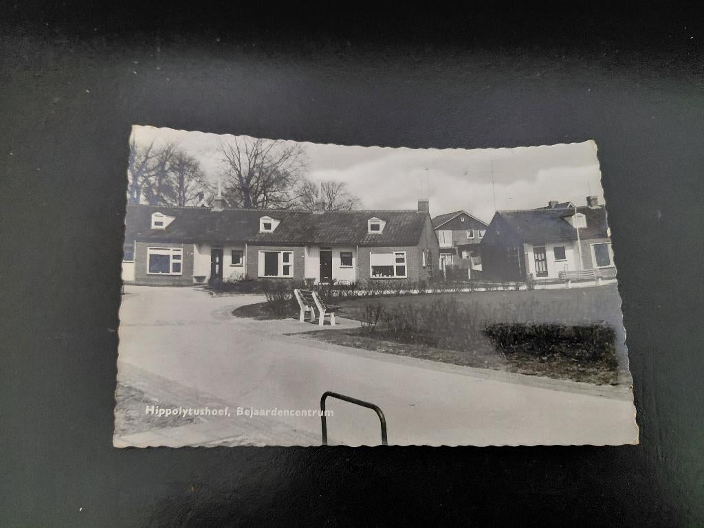 Hippolytushoef, Bejaardencentrum, glans fotokaart, 1964, Verzenden, 1960 tot 1980, Gelopen, Noord-Holland