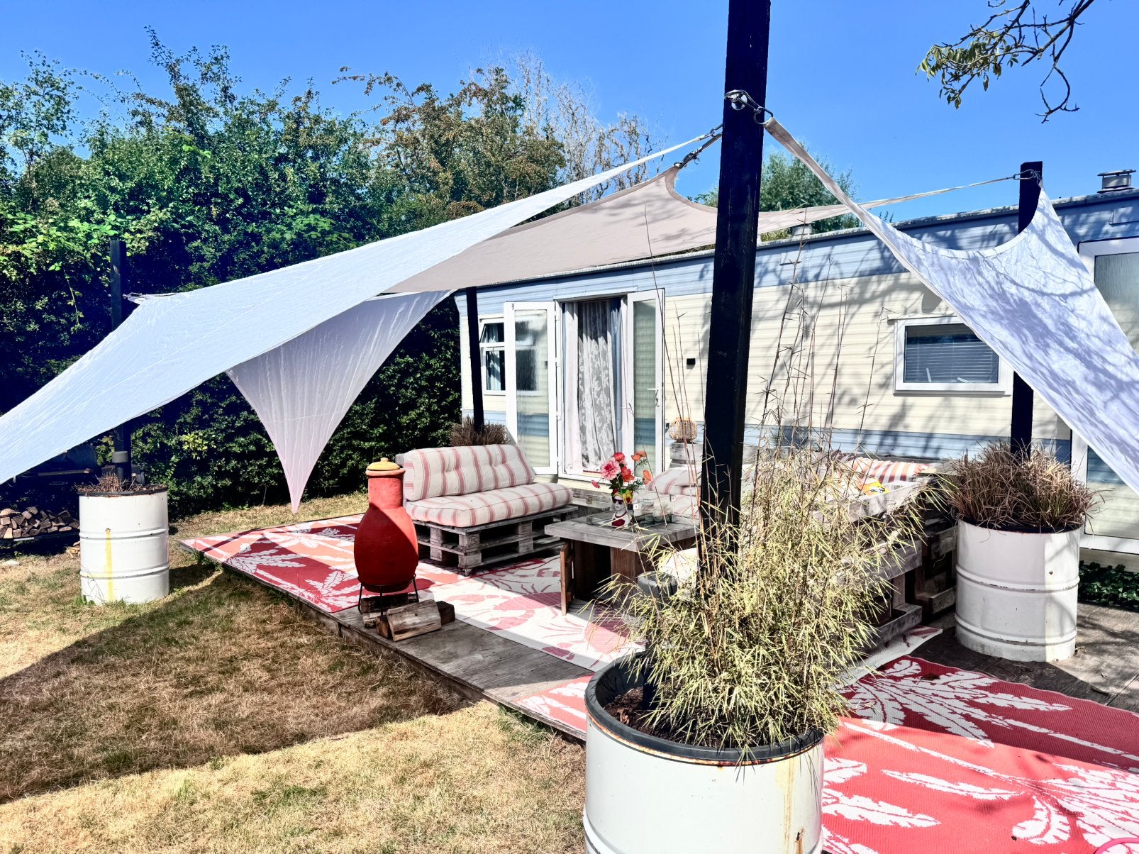 Stacaravan Sunseeker Jamaica/dubbelglas/inboedel/jaarplaats, Caravans en Kamperen, Stacaravans, Tot en met 4