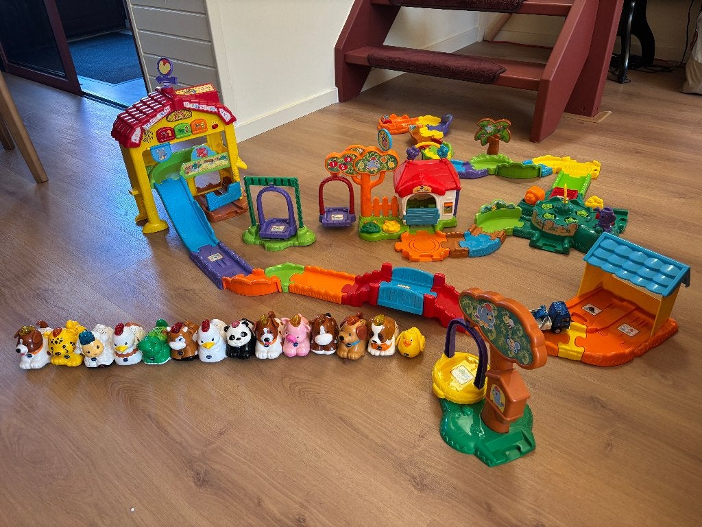 Grote set Zoef Zoef dieren, Ophalen, Gebruikt, 2 tot 4 jaar