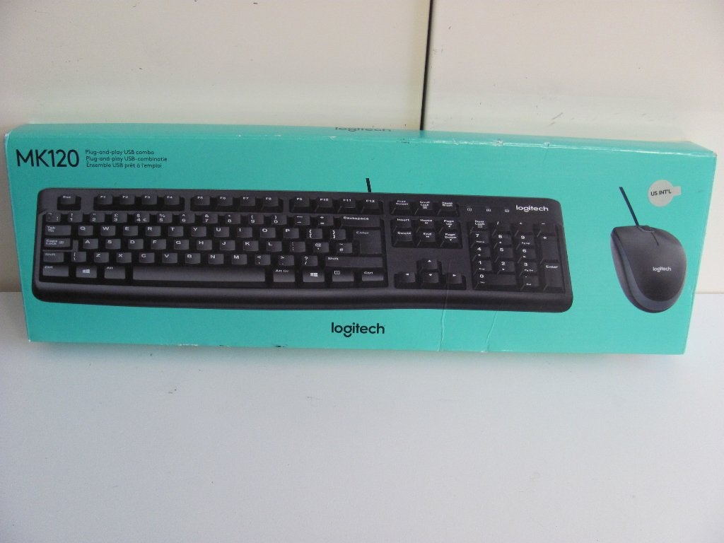 LOGITECH MK120 keyboard nieuw in doos zonder de muis, Logitech., Nieuw, Ophalen of Verzenden, Qwerty