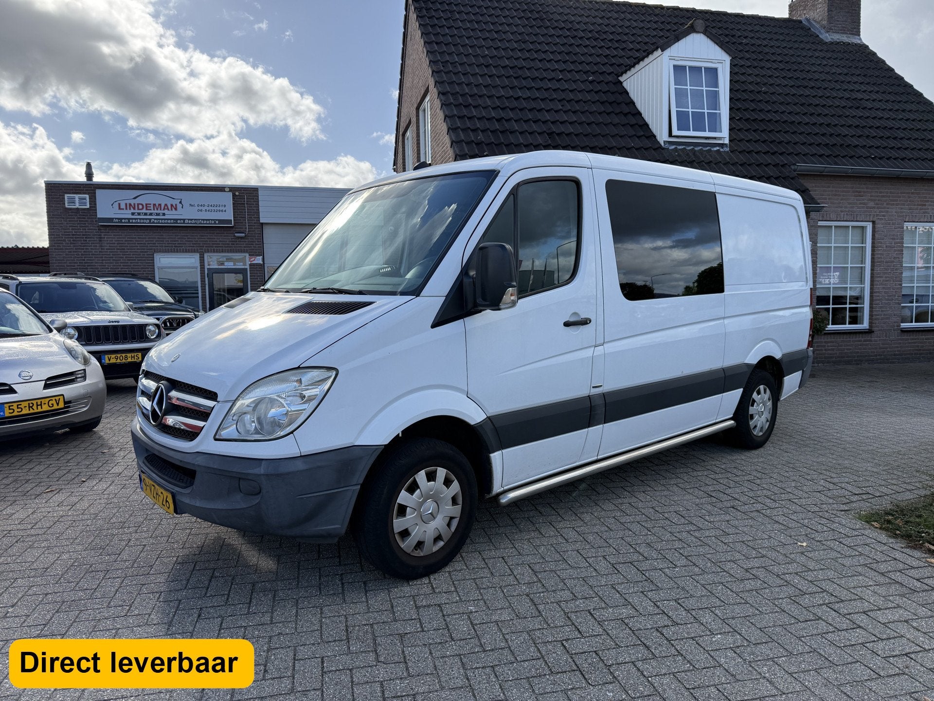 Mercedes-Benz Sprinter 313 2.2 CDI Aut. Dubbel Cabine Airco, Automaat, Euro 5, Gebruikt, 4 cilinders
