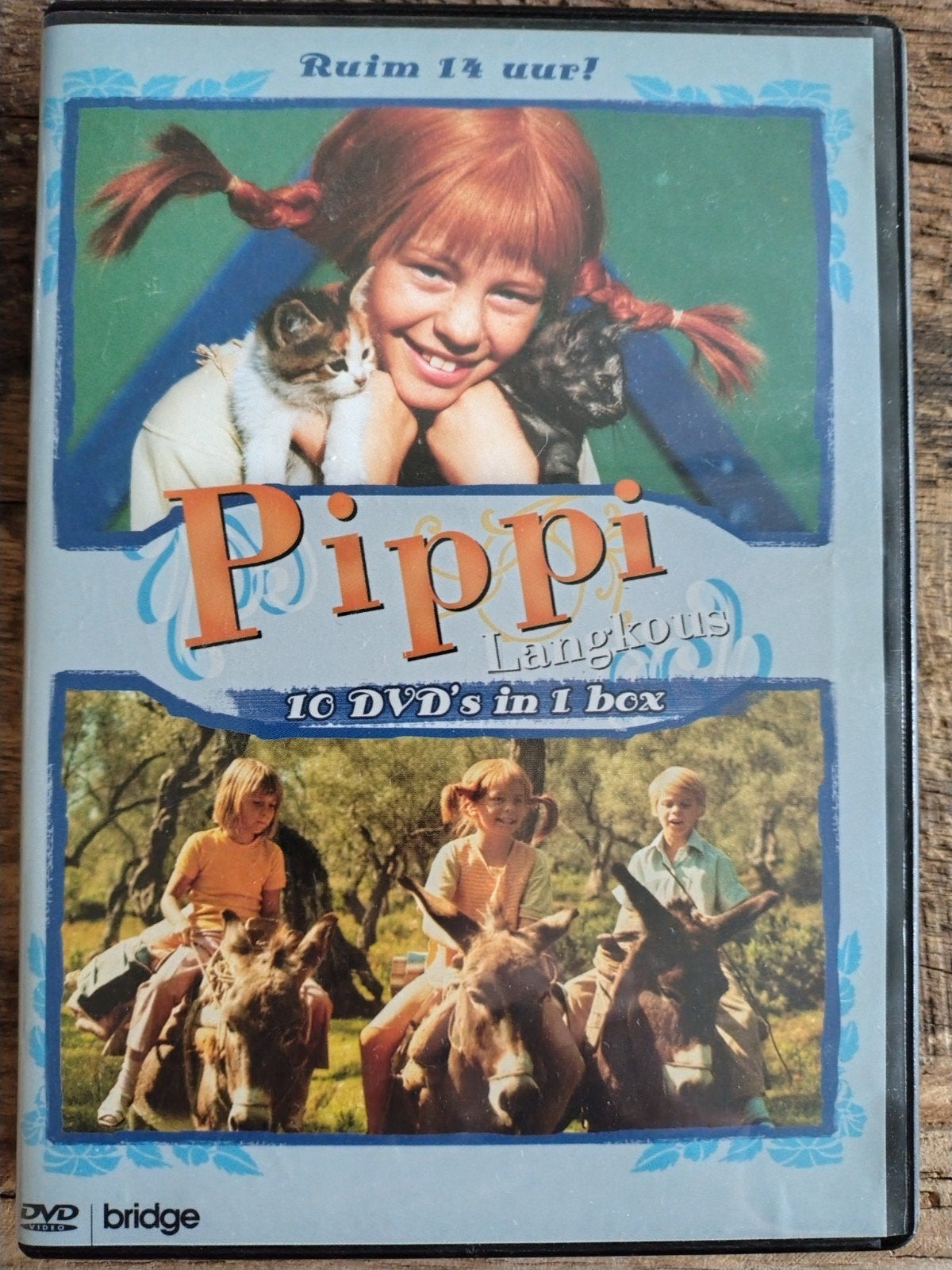 Pippi Langkous - 10 DVD's in 1 box - Originele TV-serie, Cd's en Dvd's, Avontuur, Verzamelbox, Verzenden, Alle leeftijden