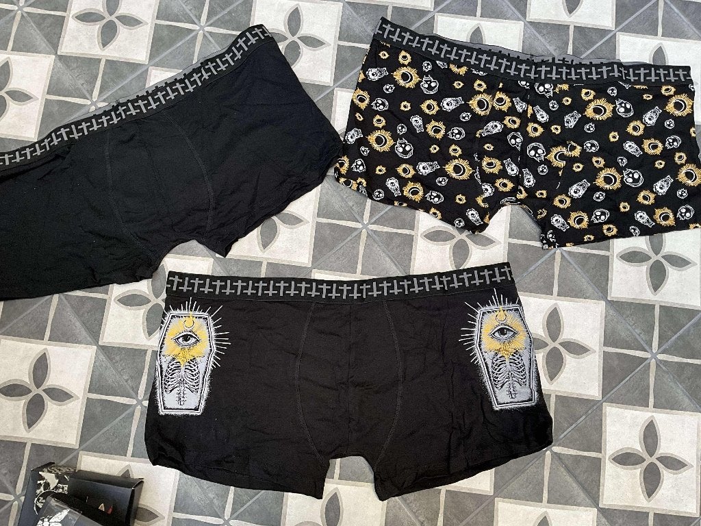 3 boxer shorts van Gothicana Maat XXXXXXL Nieuw in doos, 3 boxer shorts van Gothicana Maat XXXXXXL Nieuw in doos, Ophalen of Verzenden