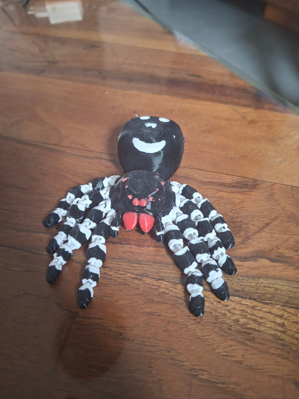 3d geprinte spin, Ophalen