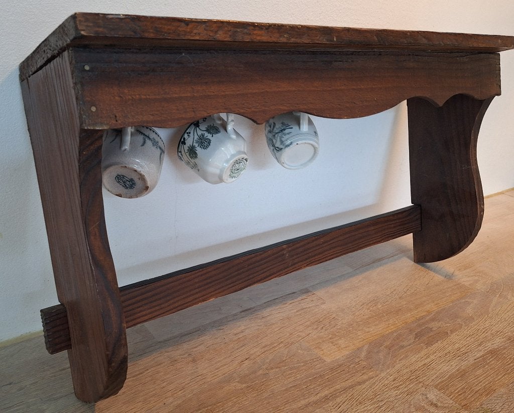 Oud frans keukenrekje met 5 haken, Antiek en Kunst, Ophalen of Verzenden
