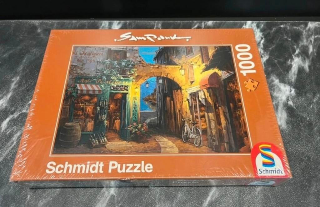 Nieuw in seal Schmidt puzzel 1000 stukjes Laantje comomeer, Ophalen of Verzenden, 500 t/m 1500 stukjes, Zo goed als nieuw