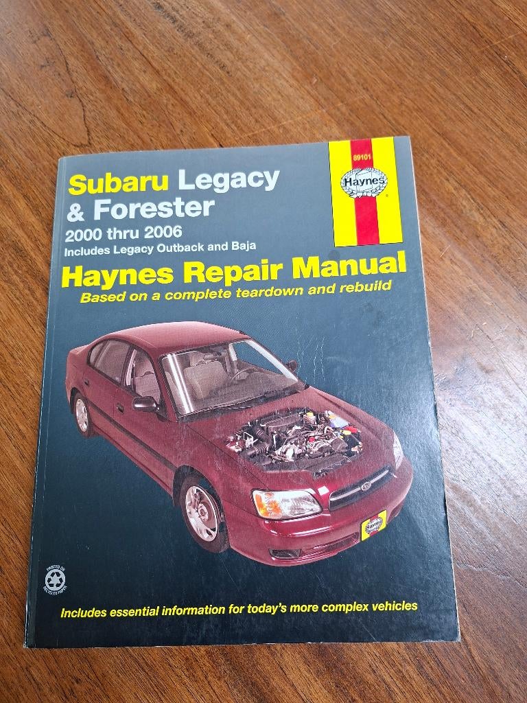 Haynes Repair manual Subaru Forester en Legacy, Auto diversen, Handleidingen en Instructieboekjes, Ophalen of Verzenden