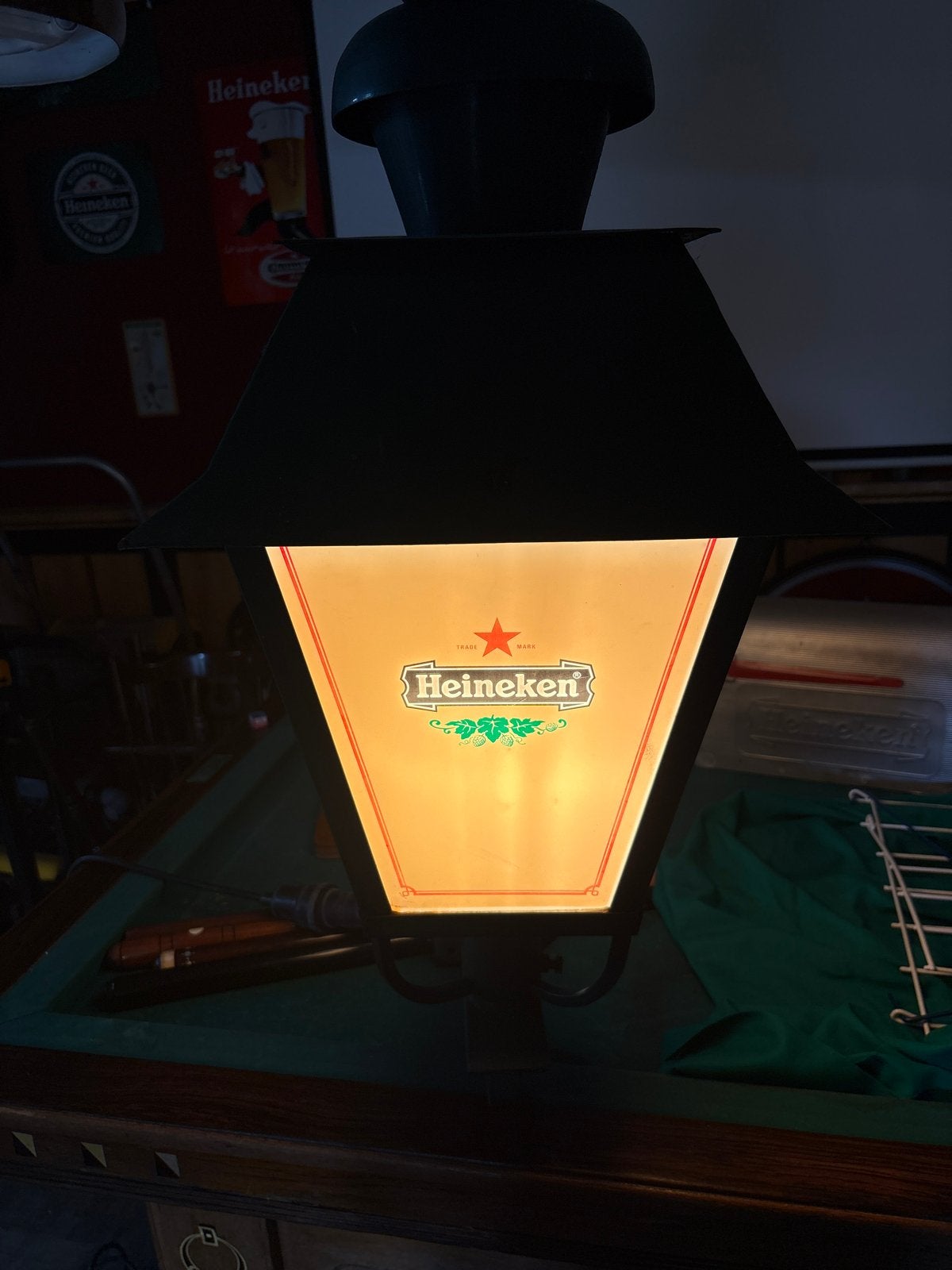 Vintage Heineken Lichtreclame - Unieke Wandlamp, Ophalen