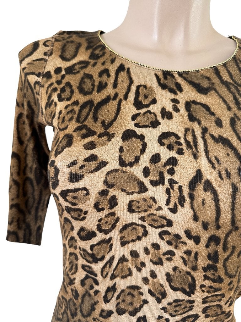 Marc Cain shirt S, Maat 38/40 (M), Bruin, Ophalen of Verzenden, Zo goed als nieuw