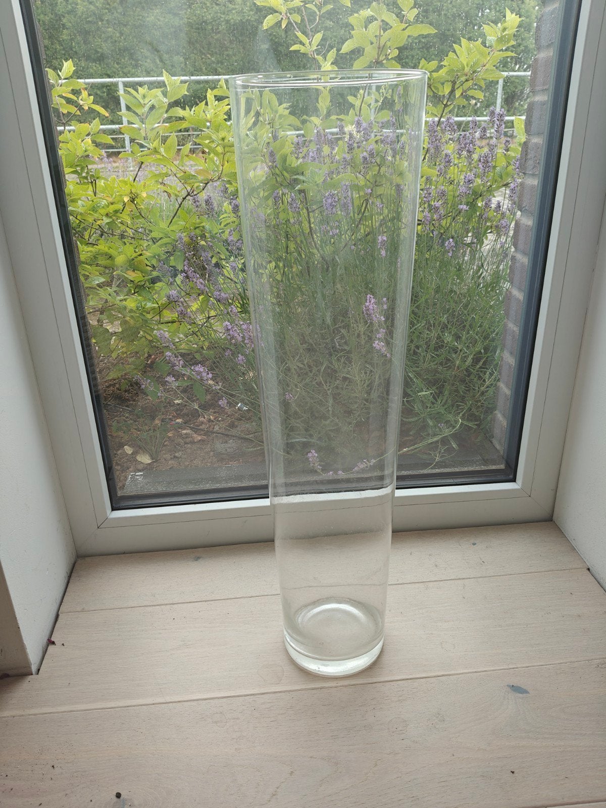 Glazen vaas, Huis en Inrichting, Woonaccessoires | Vazen, Ophalen, Overige kleuren, 50 tot 75 cm, Glas