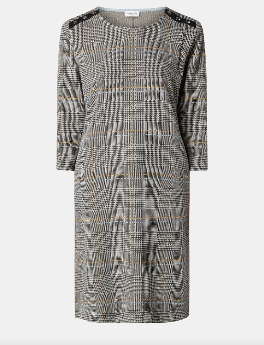 Gerry Weber Glencheck jurkje maat 46/ruitje., Kleding | Dames, Zwart, Maat 46/48 (XL) of groter, Ophalen of Verzenden, Zo goed als nieuw