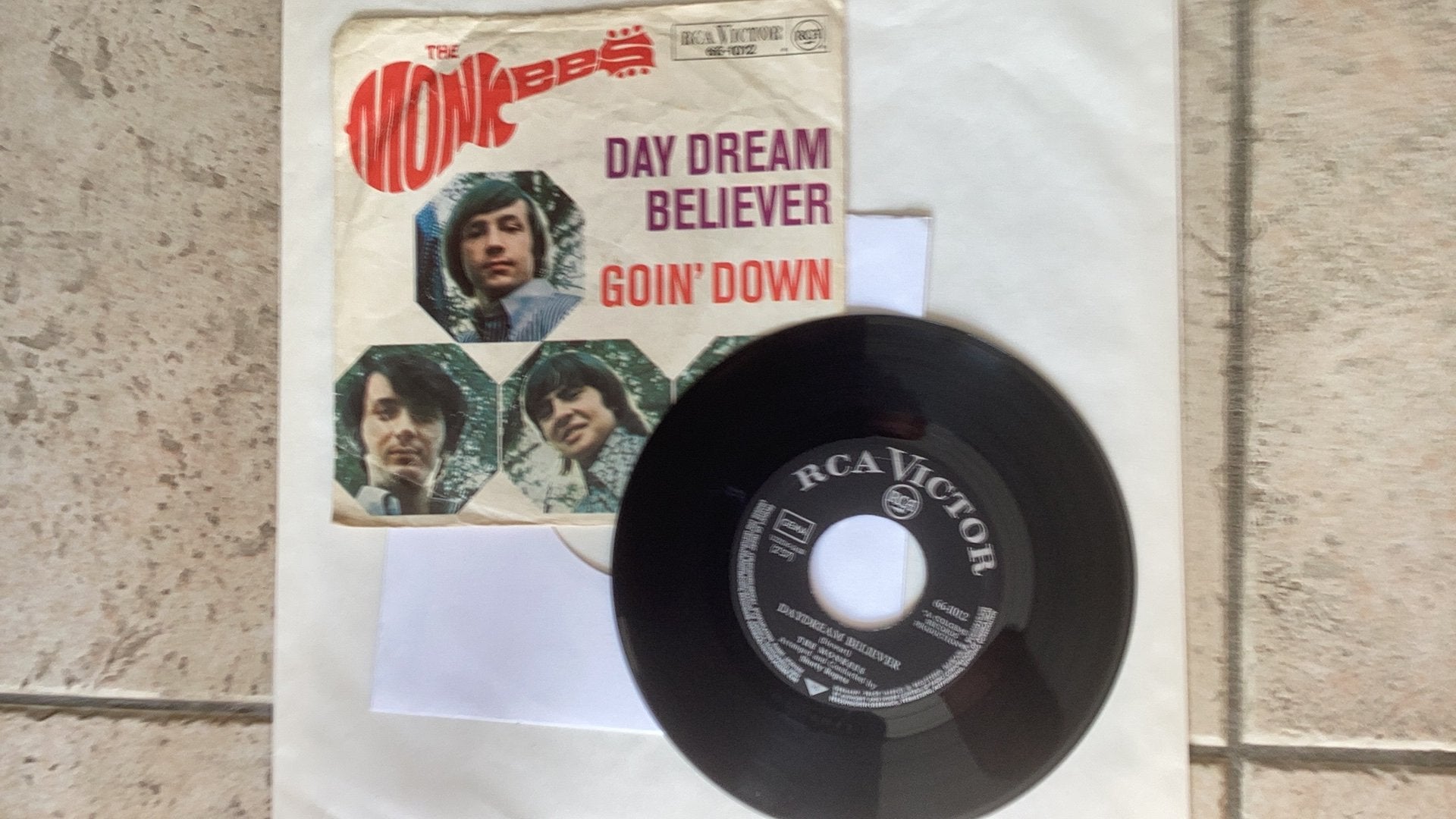 Single The Monkees - Daydream believer, Ophalen of Verzenden, Gebruikt, 7 inch, Pop