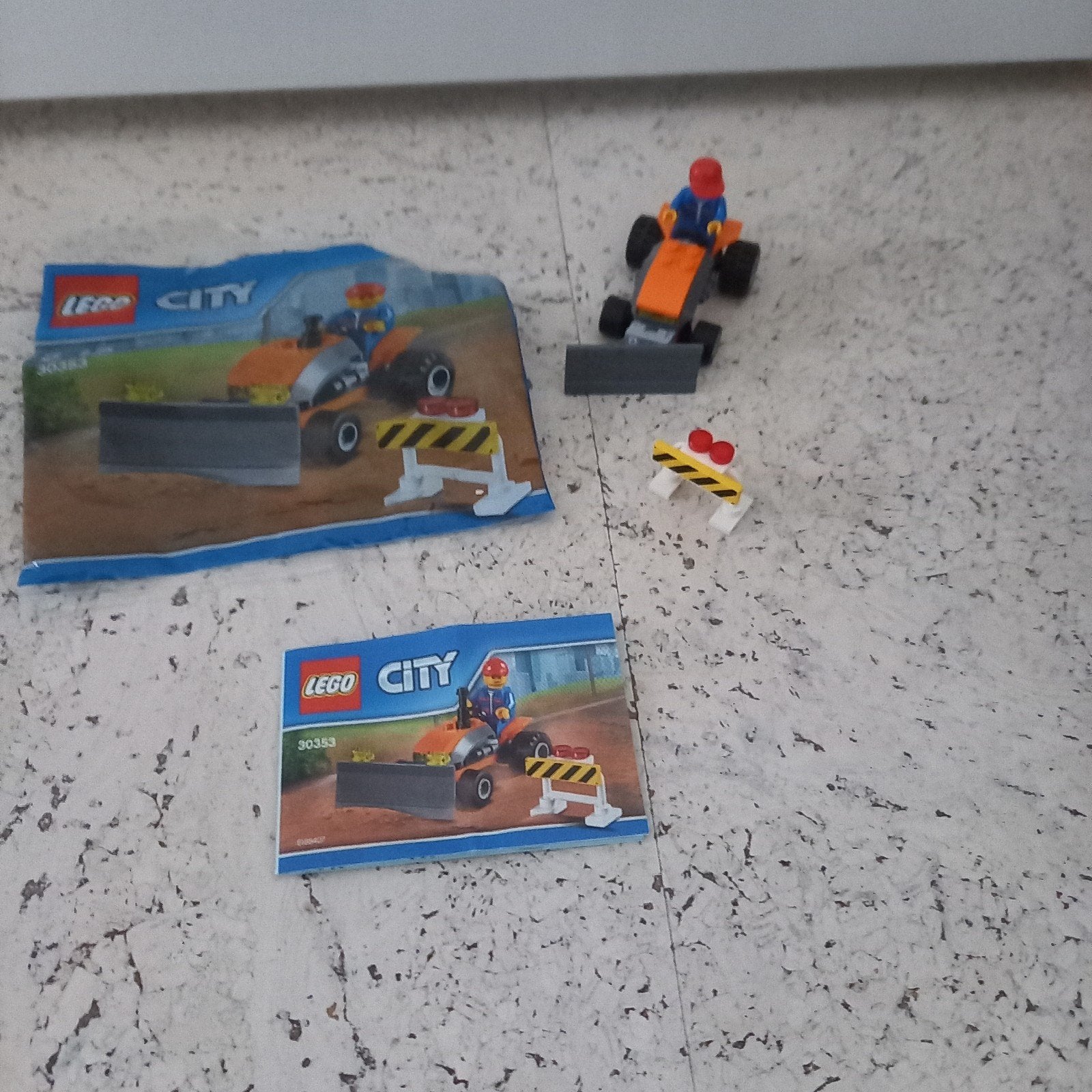Lego City Sneeuwschuiver met Minifiguur (Set 30353), Compleet, Lego, Ophalen of Verzenden, Complete set