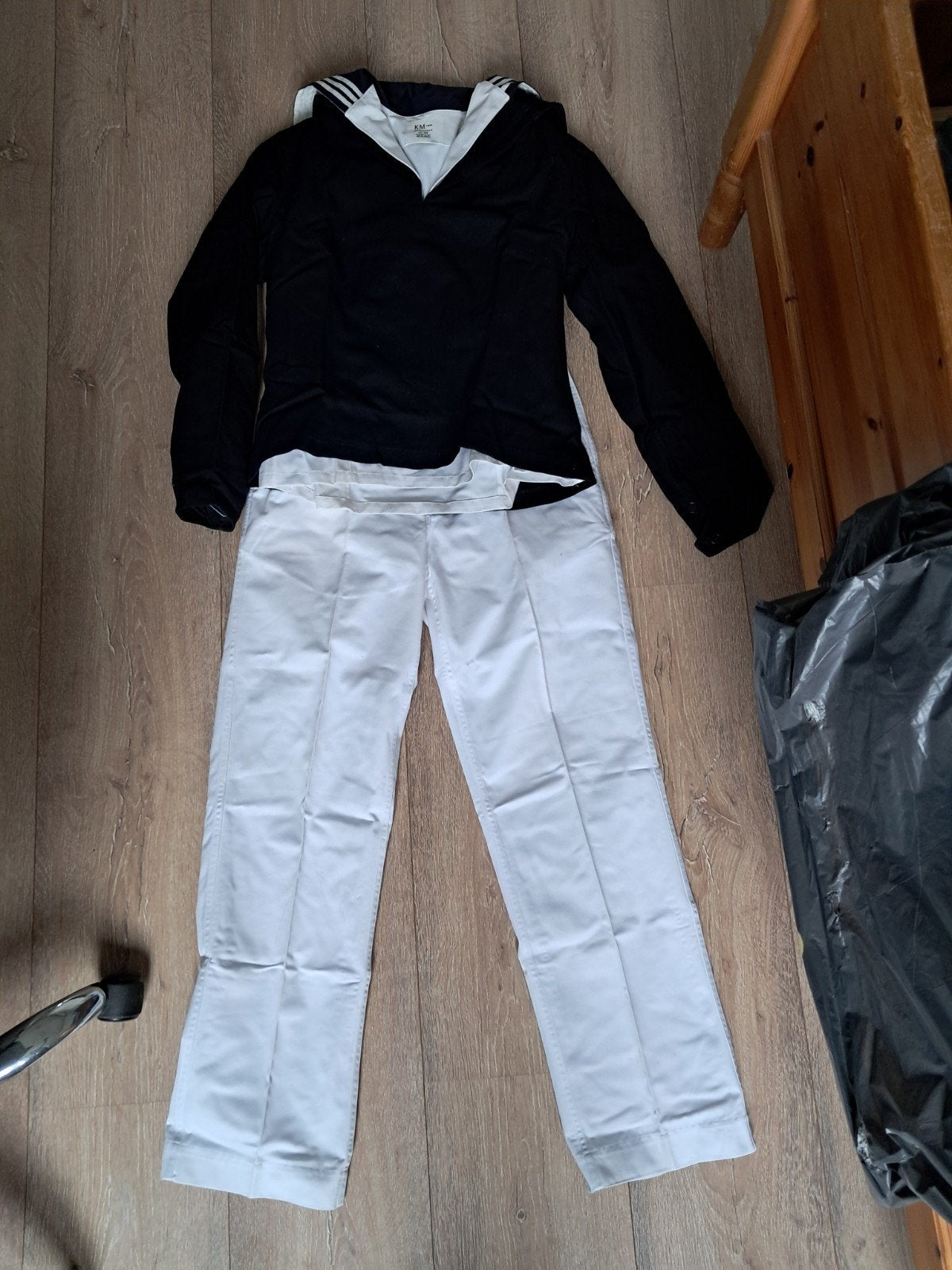 Zeer compleet Marinepak maat 52, Ophalen of Verzenden, Gedragen, Maat 52/54 (L), Blauw