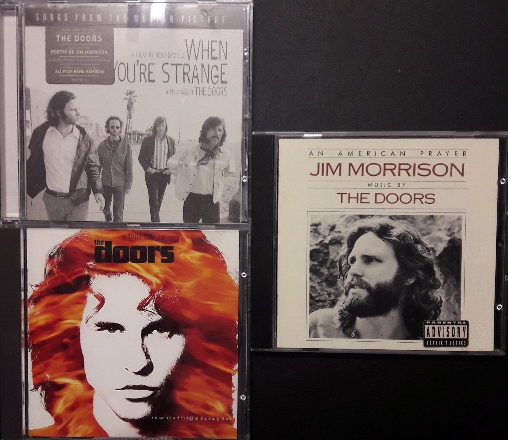 THE DOORS - Amer. prayer, When you're strange & Oliver Stone, Ophalen of Verzenden, Zo goed als nieuw, Classic Rock