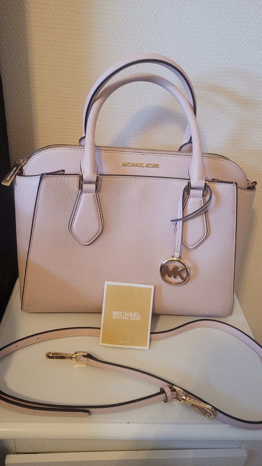 Originele licht roze michael kors tas, Ophalen of Verzenden, Zo goed als nieuw, Roze, Schoudertasje