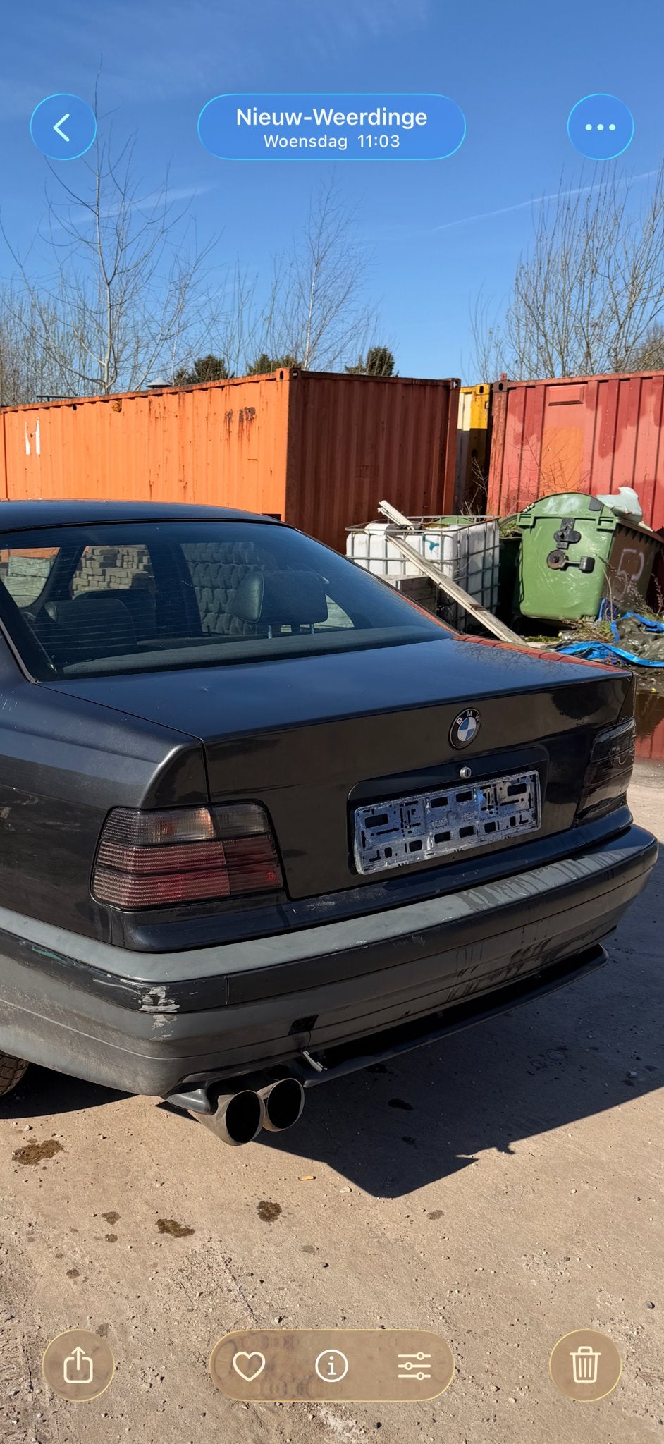 Lucid JOM Zwarte Achterlichten BMW E36 Sedan/Compact, Ophalen of Verzenden, Gebruikt, BMW