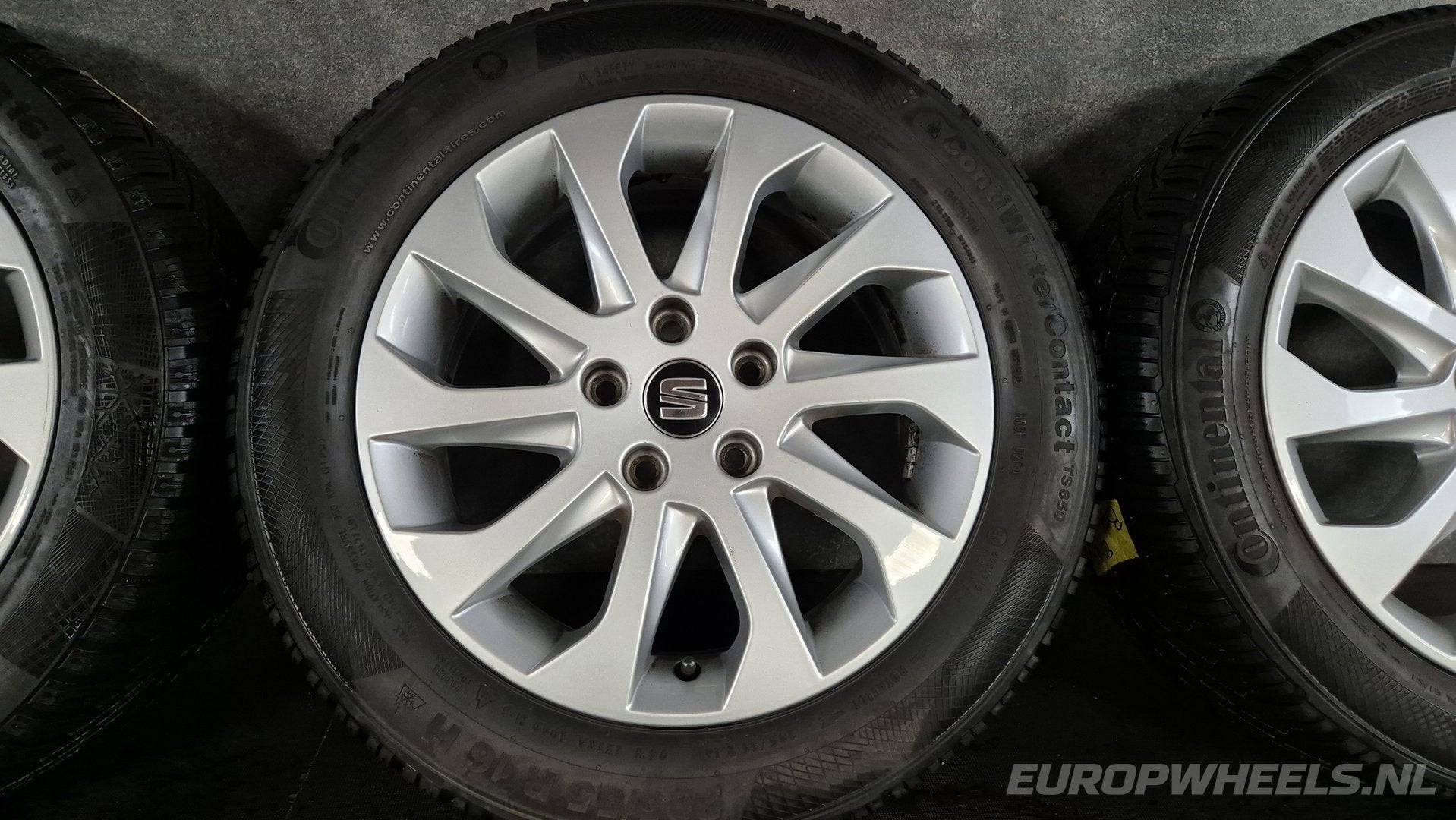16 inch Seat Leon Audi A3 Golf 7 8 winterbanden velgen, Auto-onderdelen, Banden en Velgen, Gebruikt, -, Banden en Velgen, -