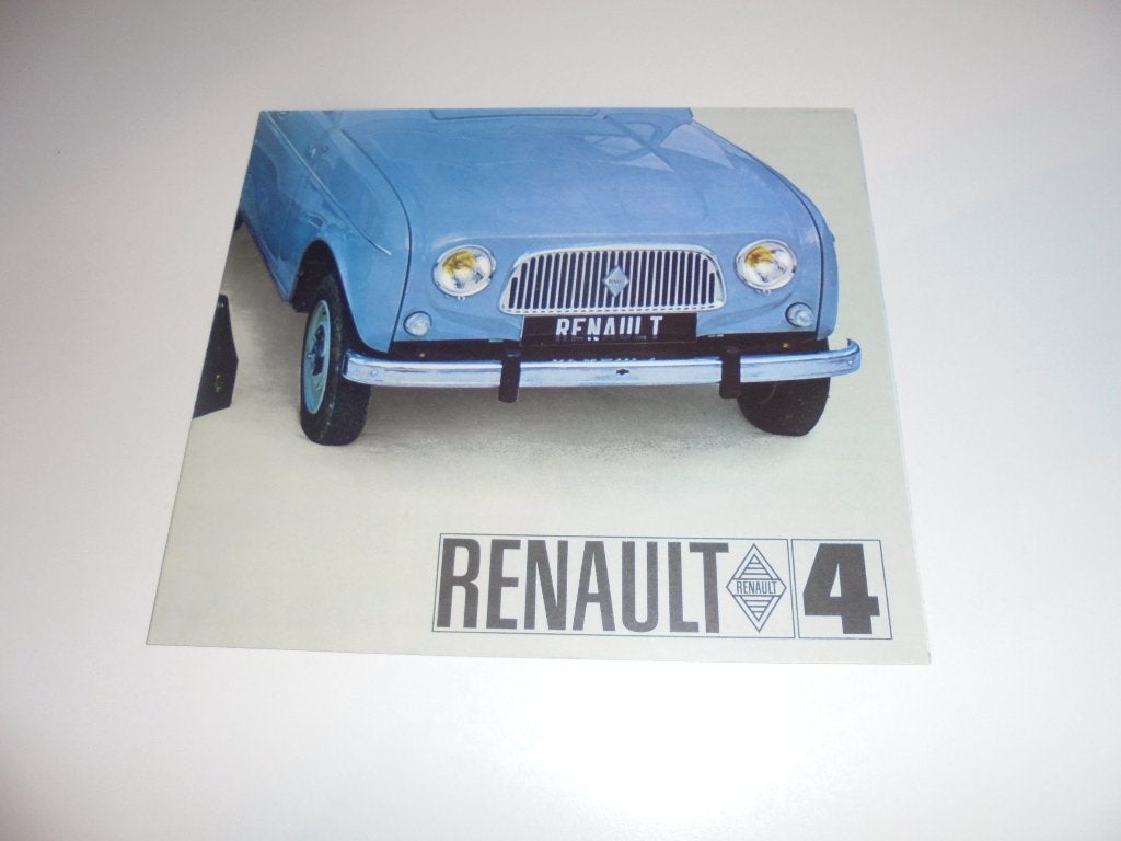 brochure Renault 4  1966, Ophalen of Verzenden, Nieuw, Renault