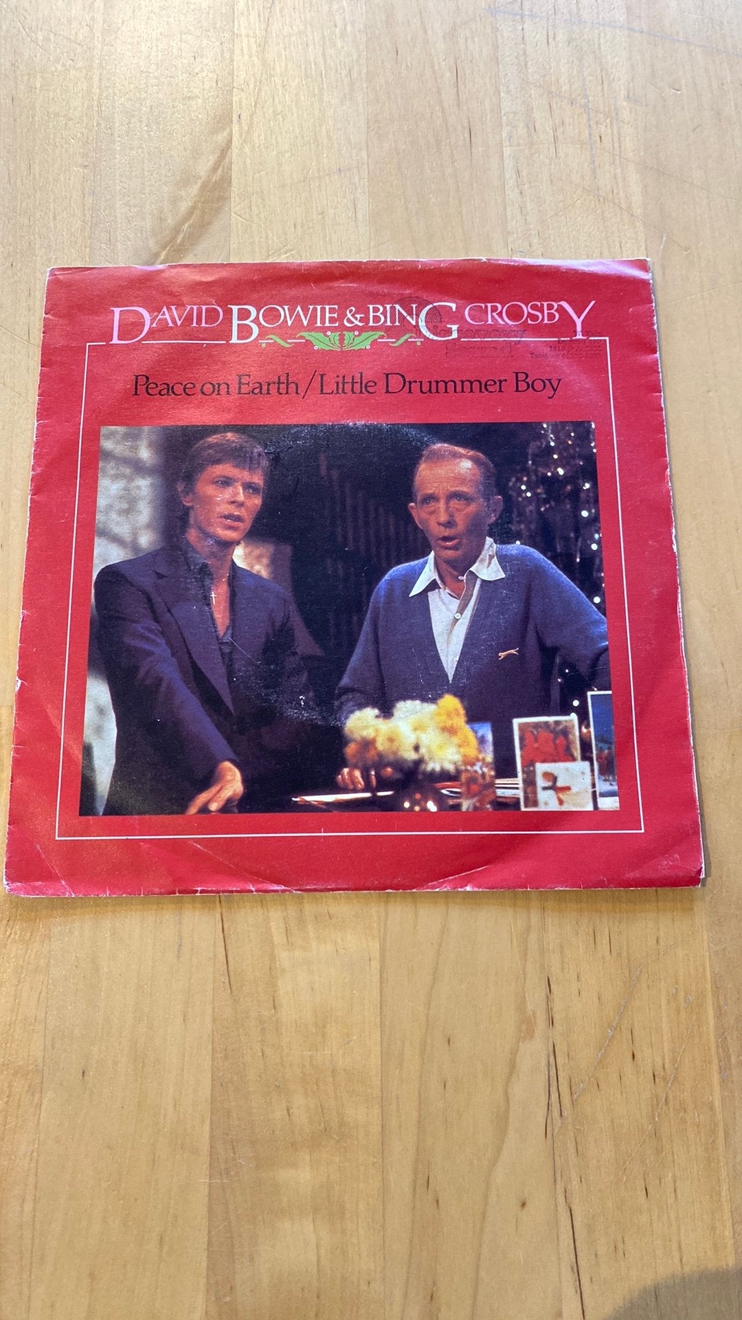 Vinyl single David Bowie Bing Crosby - Peace on earth, Cd's en Dvd's, Vinyl Singles, Ophalen of Verzenden, Zo goed als nieuw, Pop