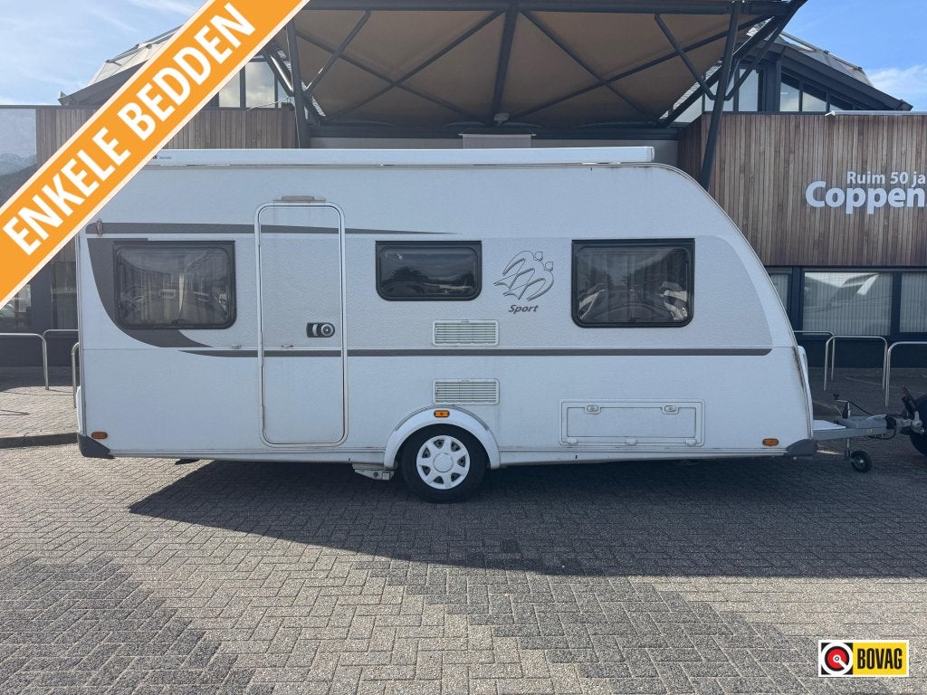 Knaus Sport 460 EU 2017 Mover,Tent,Luifel!!!, Caravans en Kamperen, 2 aparte bedden, Bedrijf, Treinzit, 4 tot 5 meter