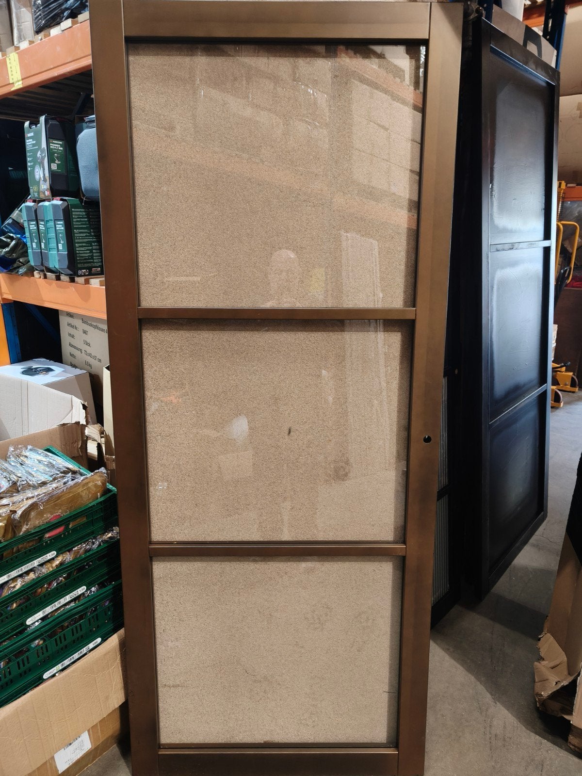 nieuwe massieve binnendeur met 3 ramen incl glas 88x211,5 cm, Ophalen, 80 tot 100 cm, ., Binnendeur