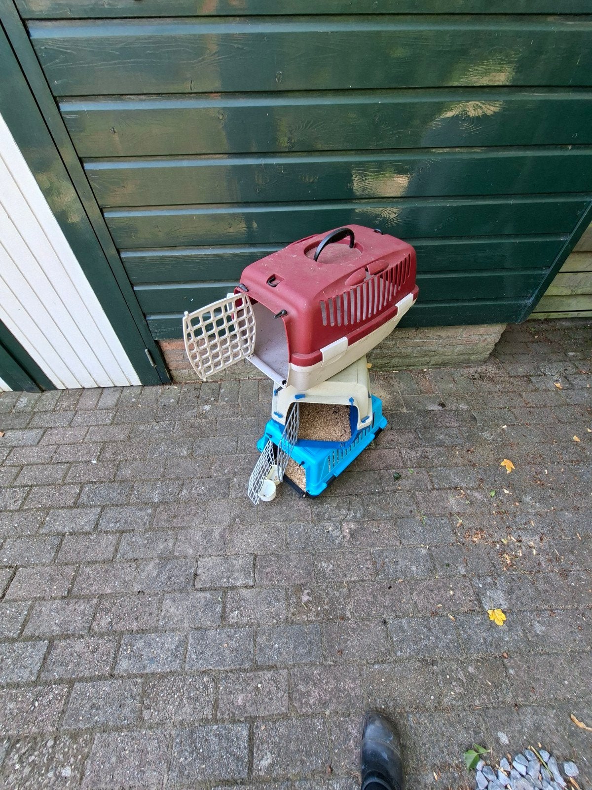 3 stuks vervoers kooien.alle 3 voor 35 euro, Dieren en Toebehoren, Vogels | Hokken en Kooien, Ophalen, Hout, Vogelkooi