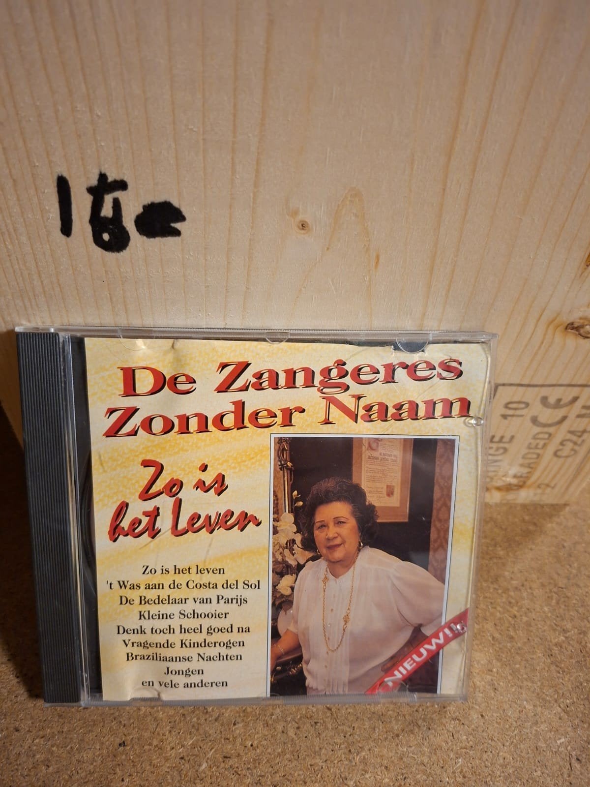 De Zangeres Zonder Naam - Zo is het Leven CD (NIEUW), Ophalen of Verzenden, Nieuw in verpakking, Levenslied of Smartlap, Album
