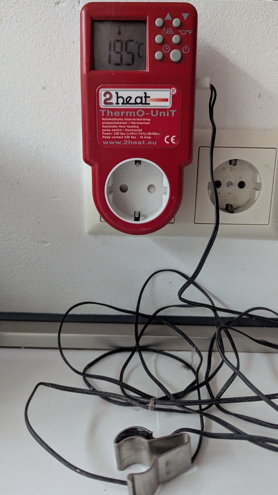 2heat Thermo-UniT Vloerverwarming Thermostaat