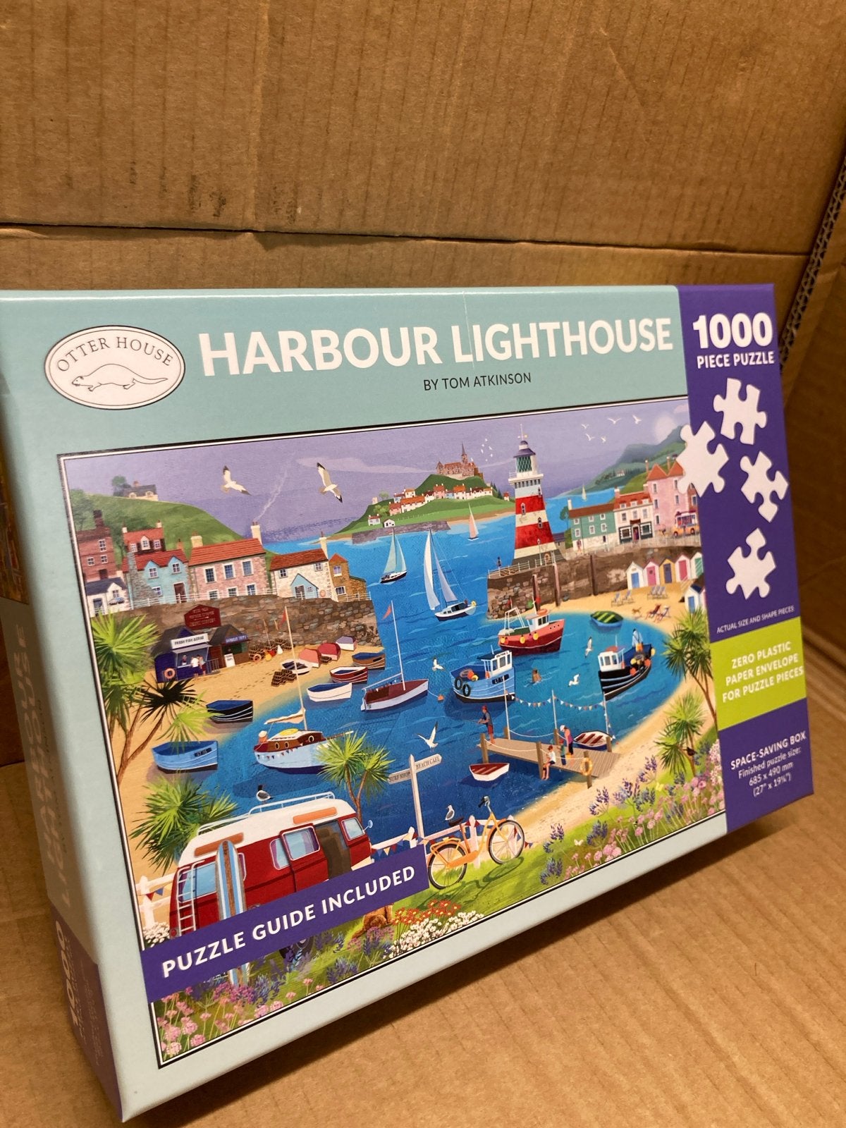 5x Otter House Harbour Lighthouse Legpuzzel 1000 stukjes, Ophalen of Verzenden, 500 t/m 1500 stukjes, Nieuw, Legpuzzel