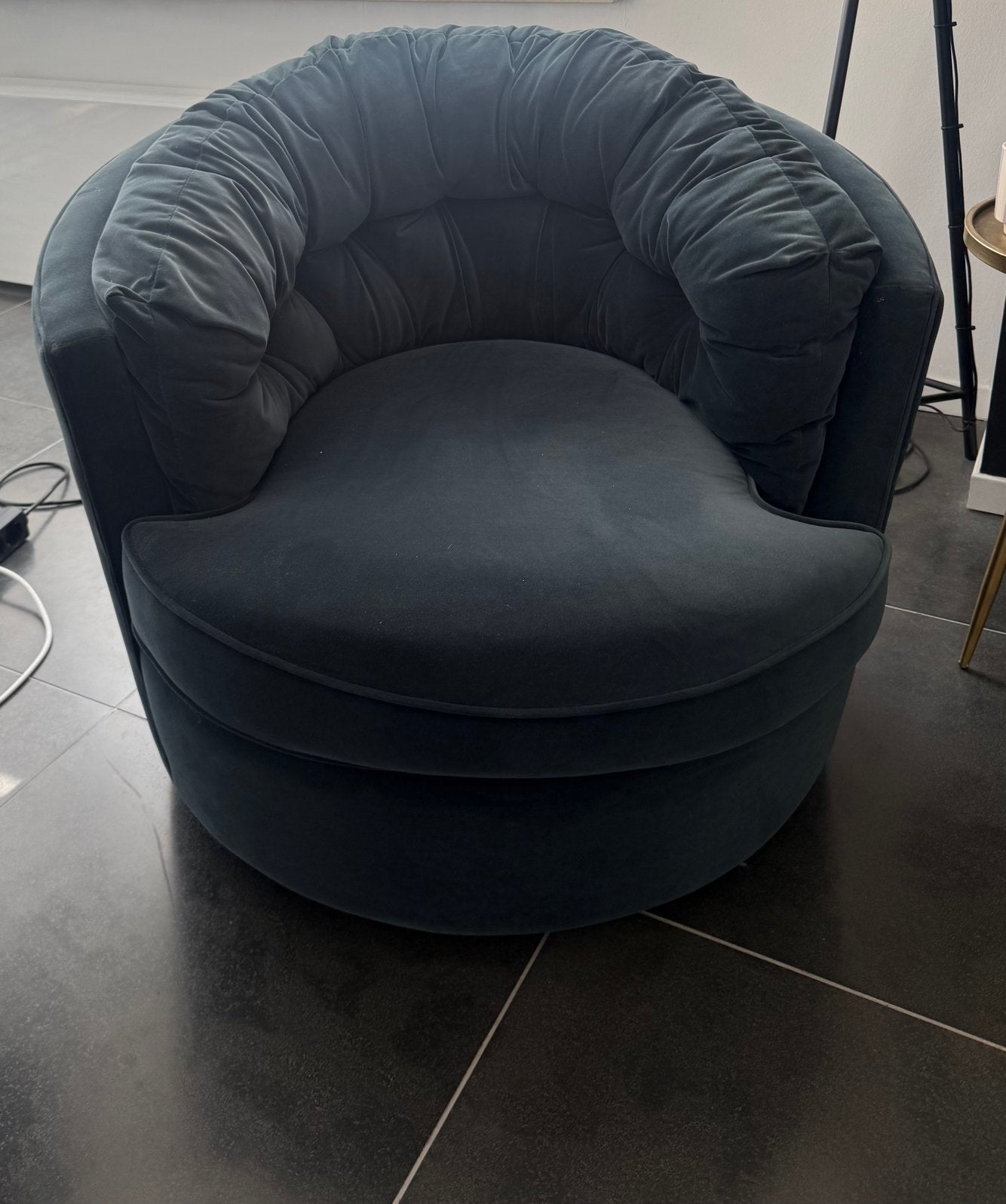 HK Living fauteuil stoel, Huis en Inrichting, Fauteuils, Ophalen, Gebruikt, 75 tot 100 cm, HK living