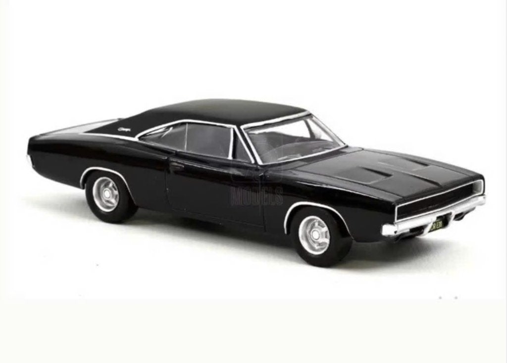 Dodge Charger 1968 Zwart Bullitt 1/43 Jet-car NOREV R 950004, Verzenden, Nieuw, Auto, Norev