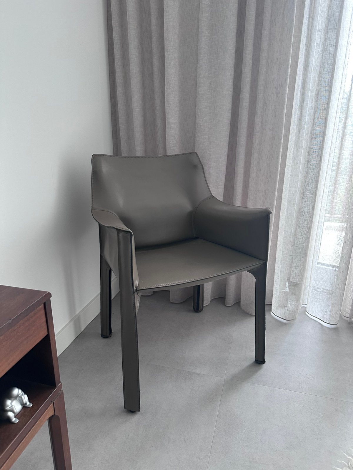 Cassina Cab 413 volledig gerestaureerd (nieuwstaat), Mid century, Leer, Ophalen of Verzenden, Zo goed als nieuw