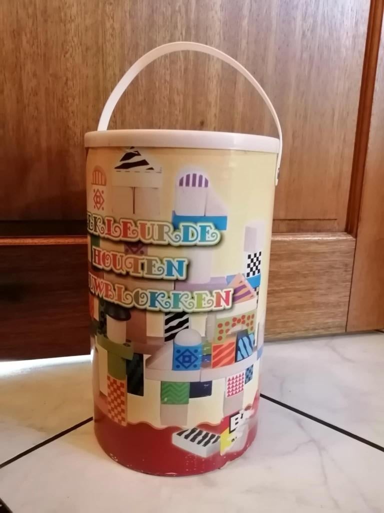 Tonnetje met houten blokken, Ophalen, Gebruikt, Overige typen